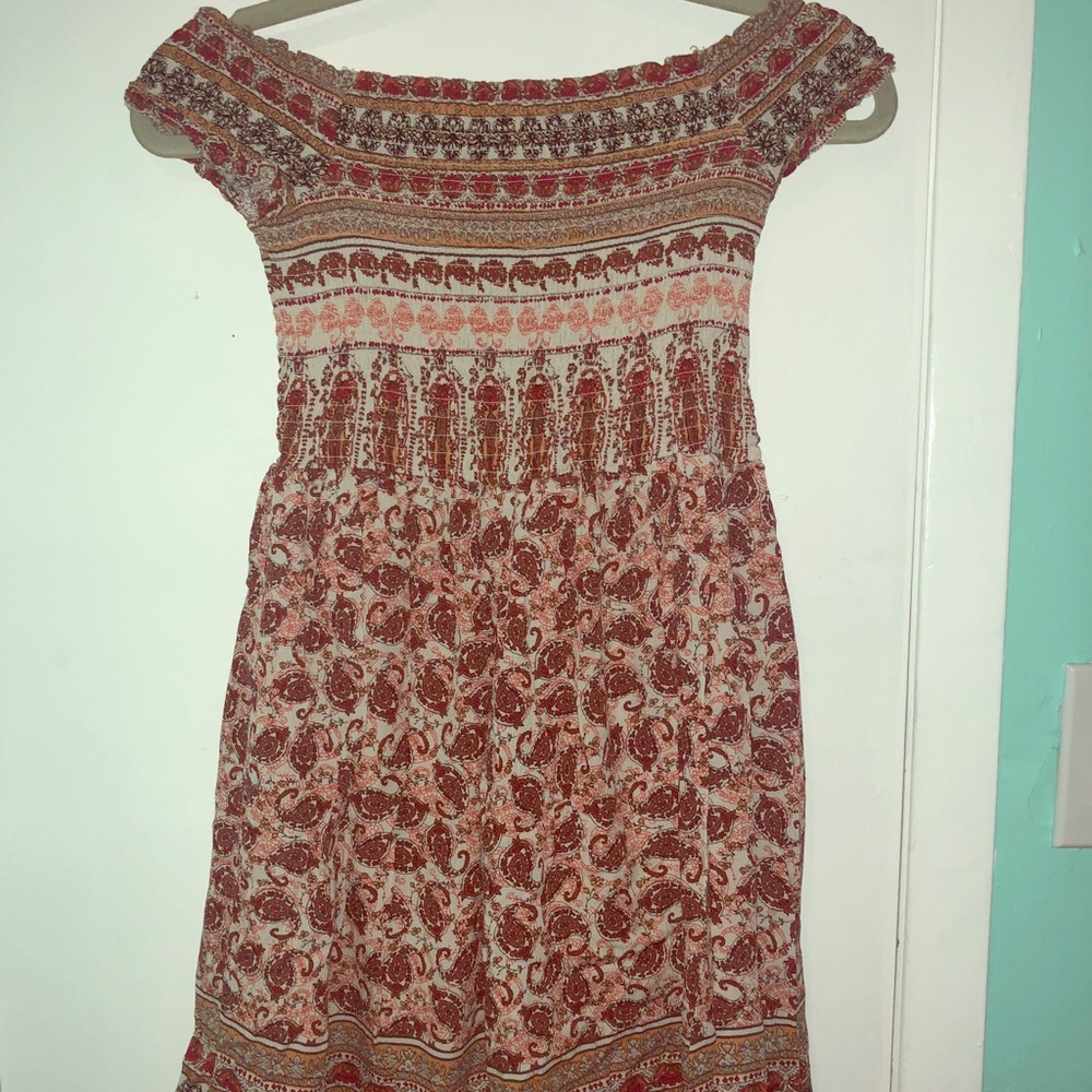Off the shoulder dress